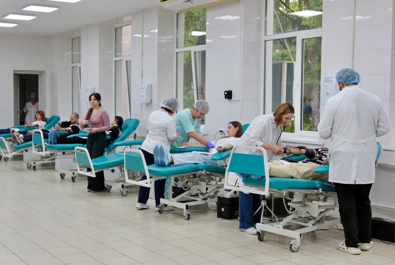 В Курске студенты-медики приняли участие в акции «День донора»