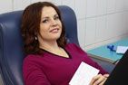 Актриса Екатерина Вуличенко поддержала донорскую акцию