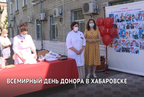 В Хабаровске во Всемирный день донора крови наградили почетных доноров России 