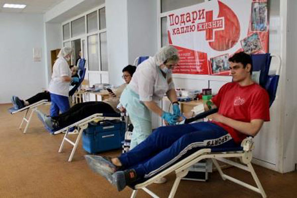 Акция «Подари каплю жизни» вновь прошла в Гжельском университете