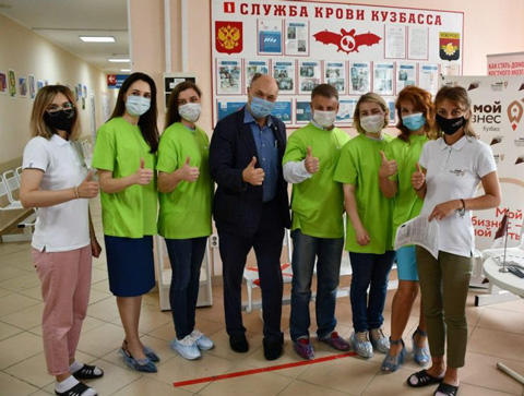 Предприниматели пополнили банк крови Кузбасса