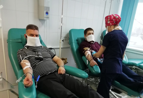 Сотрудники Пенсионного фонда Брянщины вновь участвуют в акции по сдаче крови
