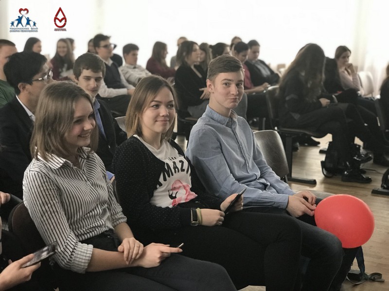 Интерактивная лекция о донорстве крови проведена добровольцами в столичной школе №843