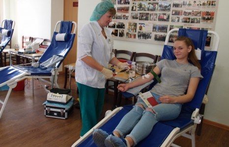 Истринцы сдали кровь для онкобольных детей 