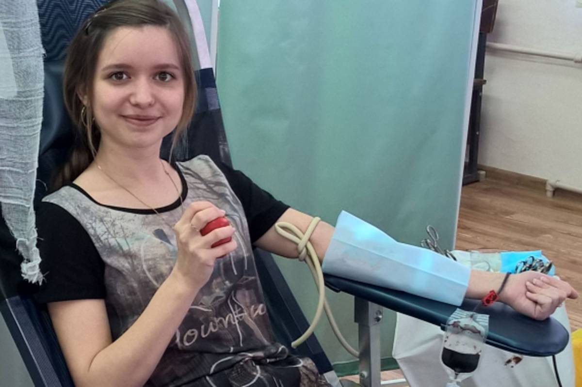 Вологодская областная станция переливания крови №1 провела выездную акцию для студентов 